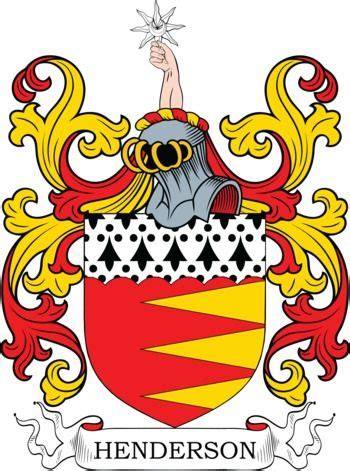 Henderson Family Crest and Coat of Arms | Coat of arms, Family crest, Arms