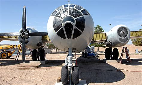 B-29 going to pieces for 2-mile move to atomic museum > Kirtland Air ...