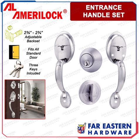 Amerilock Entrance Handle Set Doorknob For Main Door Dead Bolt Door