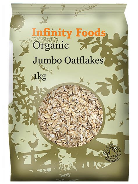 Jumbo Oats Organic 1kg Infinity Foods Healthy Supplies