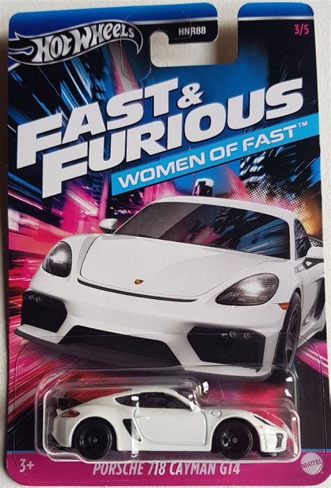 Hot Wheels Porsche Cayman GT Women Of Fast
