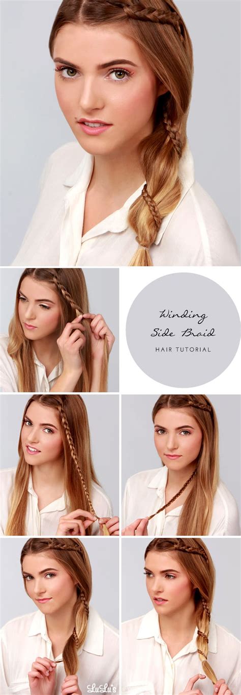 Lulus How To Winding Side Braid Hair Tutorial Fashion Blog