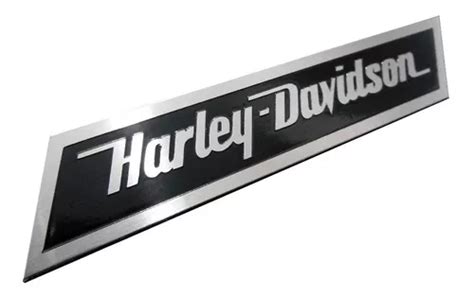 Emblema Harley Davidson Em Aço Inox Fita Dupla face Moto