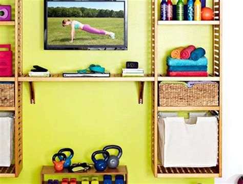 10 Small Space Home Gym Hacks For Your Tiny Apartment Brit Co