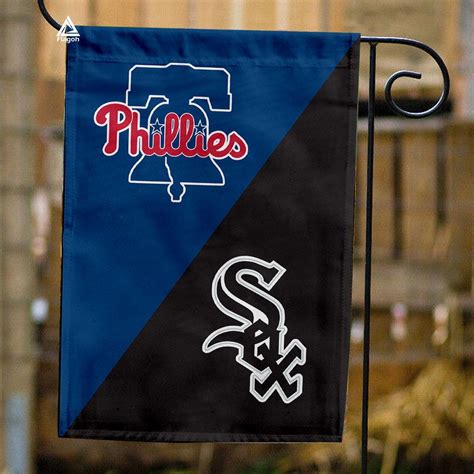 Phillies Vs White Sox House Divided Flag Mlb House Divided Flag By