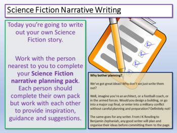 Science Fiction Narrative Writing By EnglishGCSEcouk TPT