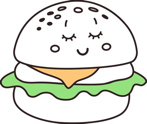 Premium Vector Hamburger Food Character