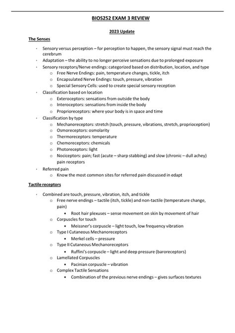 Bios 252 Lab Final Exam Questions And Answers 2023 And Bios252 Exam 3