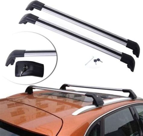 Pcs Aluminum Roof Rail Racks Cross Bars Crossbar Fits For Haval H Gt