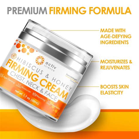 Hibiscus And Honey Firming Cream Neck Firming Cream Skin Tightening