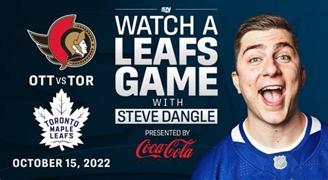 Watch Maple Leafs vs. Senators live with Steve Dangle