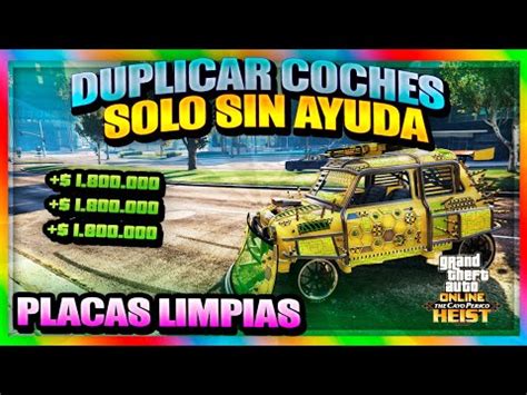 SUPER TRUCAZO DUPLICAR COCHES SOLO SIN AYUDA PLACAS LIMPIAS PS4