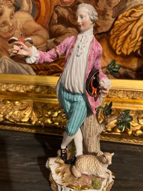 Proantic Paire De Figurines En Porcelaine De Meissen