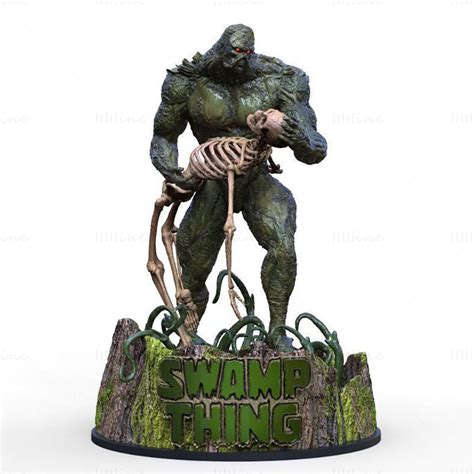 Swamp Thing D Model Ready To Print Stl