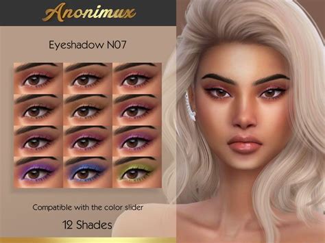 Anonimux Simmer S Eyeshadow N In Makeup Cc Sims Sims