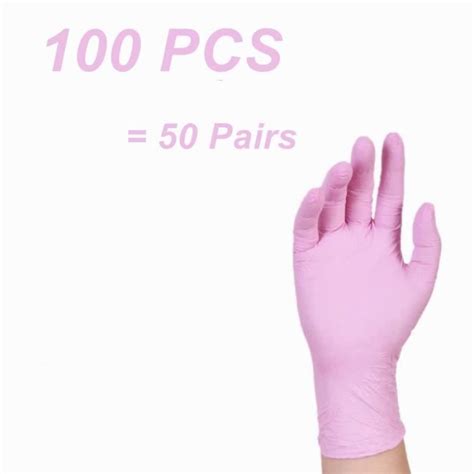 Gant M Nage Vaisselle Gants De Poulet Rose Xs L Gants En Vinyle Sans