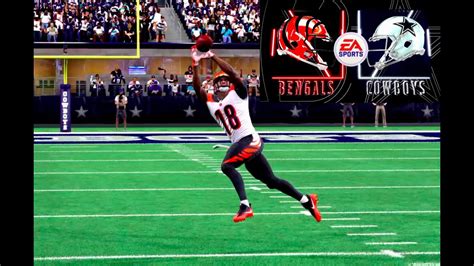 Madden 20 Cincinnati Bengals Franchise Year 2 Week 12 At Dallas Youtube