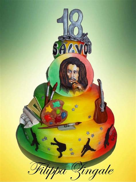 Bob Marley Cake Decorated Cake By Filippa Zingale Cakesdecor