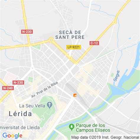 C Digo Postal Calle Prat De La Riba Impares Del Al En Lleida