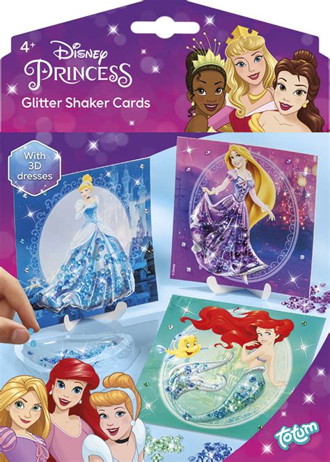 Disney Princess Glitter Shaker Cards | Toytastic