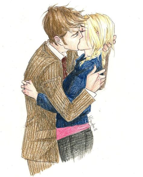 Doctor Who David Tennant Rose Kiss