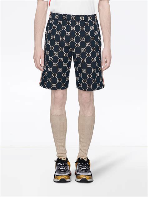 Bermudas Con Motivo Gg En Jacquard Gucci Por Compra Online Ss