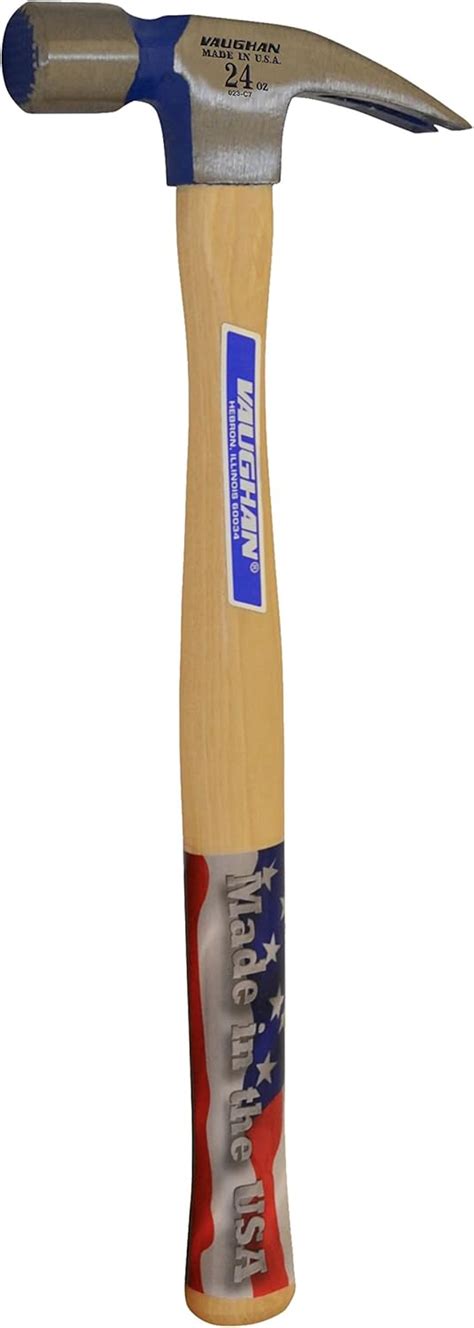 Vaughan M Ounce Professional Framing Hammer Milled Face White