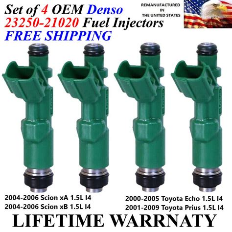 Genuine Toyota Set Of Fuel Injectors For Grelly Usa