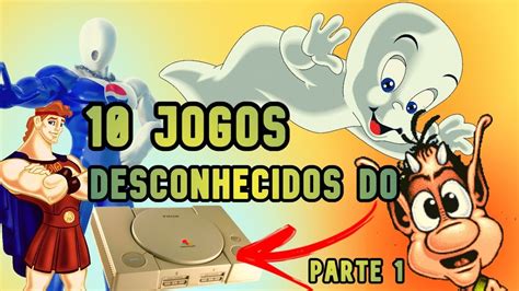 TOP 10 Jogos DESCONHECIDOS Do PS1 Parte 1 YouTube