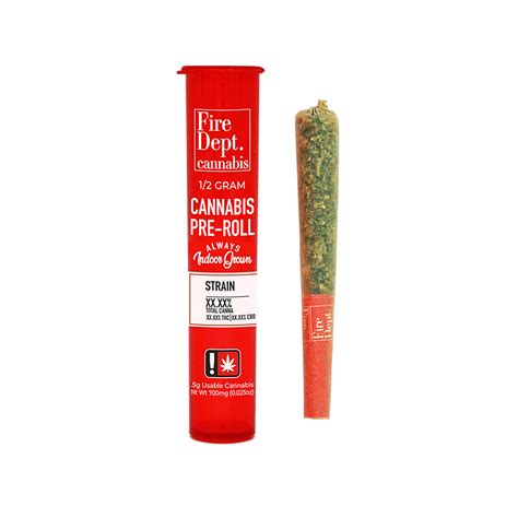 Fire Dept Cannabis Sherbert Indica Preroll Single 5g Leafly