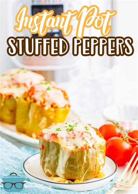 Instant Pot Stuffed Peppers - The Country Cook