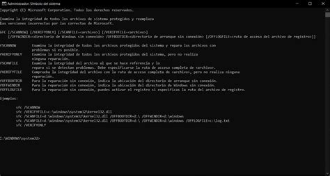 Todo sobre el comando SFC Guía Hardware