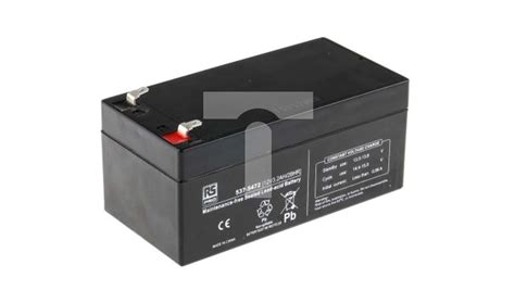 Akumulator kwasowo ołowiowy AGM 3 2Ah 12V RS PRO RS COMPONENTS