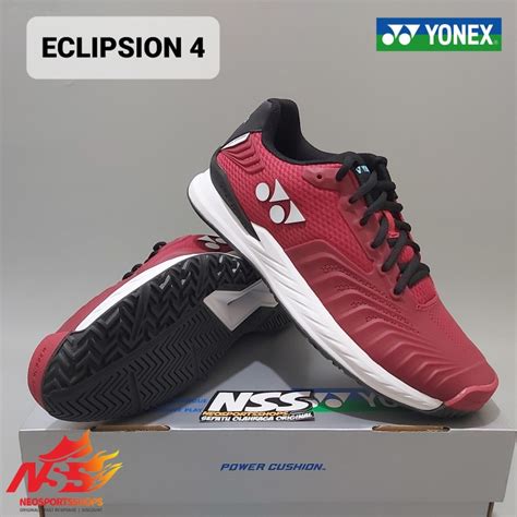 Jual Sepatu Tenis Yonex Power Cushion Eclipsion Wine Red Original