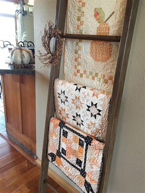 Display Your Quilts On A Diy Quilt Ladder Quilting Digest