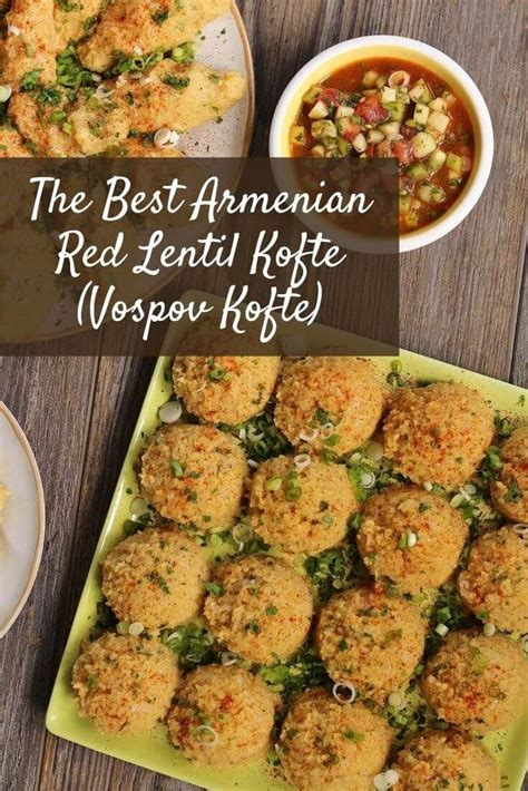 Red Lentil Kofte Vospov Kofte Is A Vegan Middle Eastern Dish Made Of