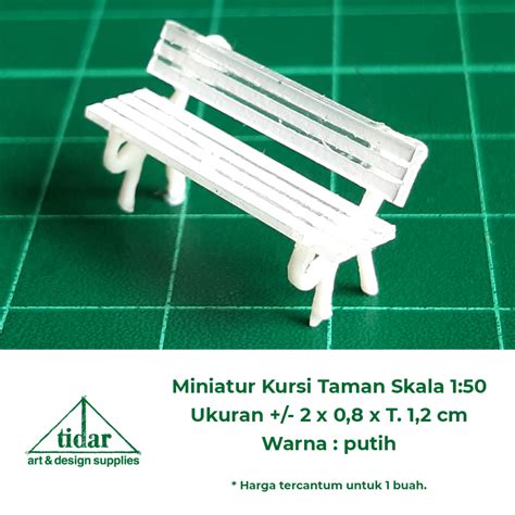 Jual Mh Miniatur Maket Kursi Taman Skala Bangku Minimalis