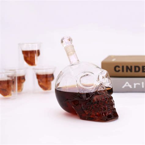 Glassware Ml Mvpower Oz Wine Decanter Set Skull Carafe With