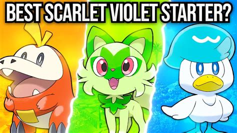 Ranking All 3 Starters In Pokémon Scarlet And Violet Youtube