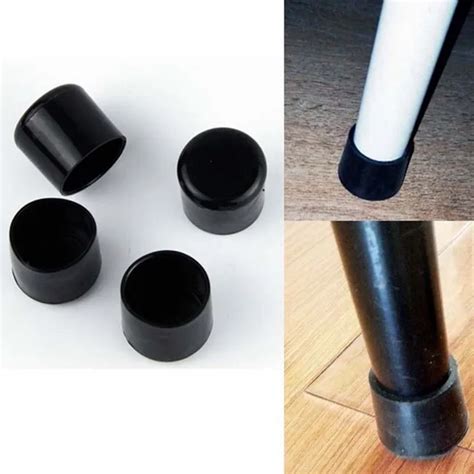 Pcs Mm Furniture Legs Rubber Black Silica Plastic Rubber Floor