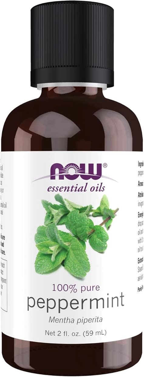 Amazon NOW Essential Oils Peppermint Oil Invigorating