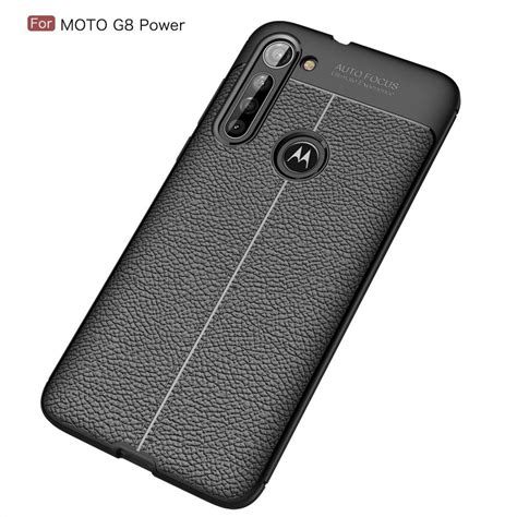 Ovitek Litchi Texture Za Motorola Moto G8 Power Ovitki Top Izbira