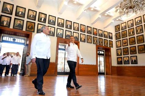 Recibe Murat A Titular De La Segob En Palacio De Gobierno Diario Marca