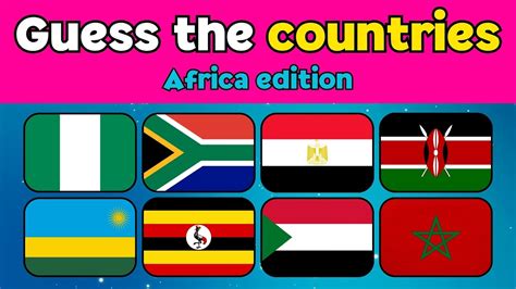 Can You Guess The Country Flags In Africa Continent Flag Quiz Challenge To Test Your