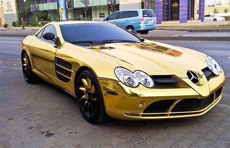 Gold Mercedes Benz