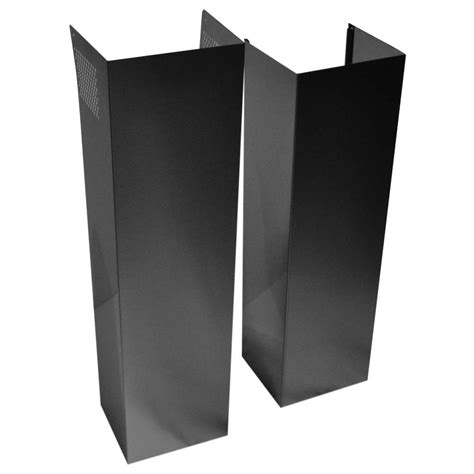 Wall Hood Chimney Extension Kit in Black Stainless-EXTKIT14ES - The ...