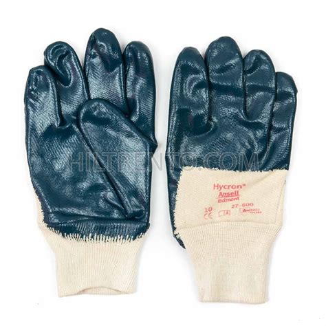 Guantes Seguridad Nitrilo Algod N Hycron Ansell