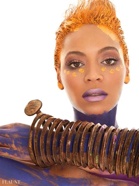 Beyonce Gets Naked For Flaunt
