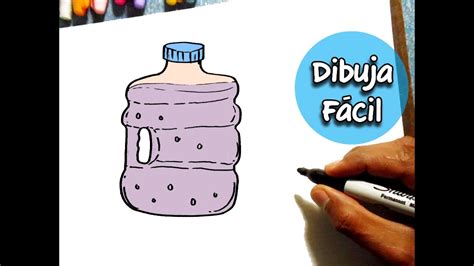 Como Dibujar Una Garrafa Con Agua Paso A Paso Dibujos Para Dibujar