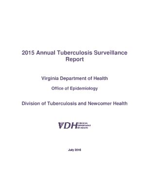 Fillable Online Suggested Citation Virginia Department Of Health